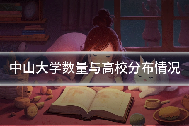 中山大学数量与高校分布情况