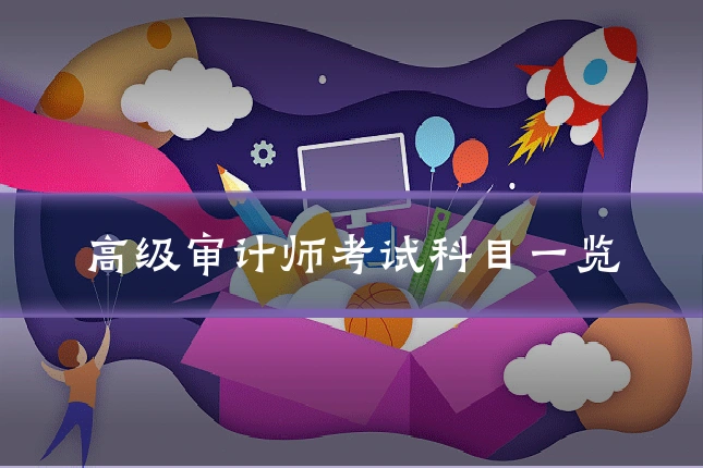 高级审计师考试科目一览