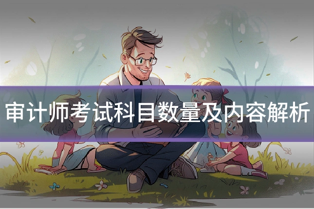 审计师考试科目数量及内容解析