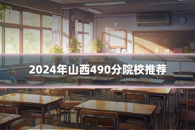 2024年山西490分院校推荐
