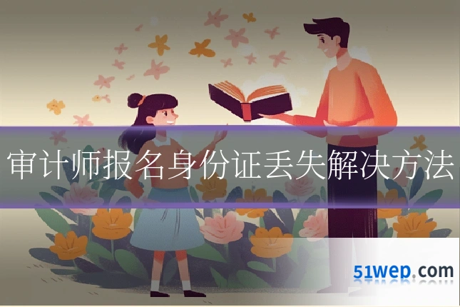 审计师报名身份证丢失解决方法