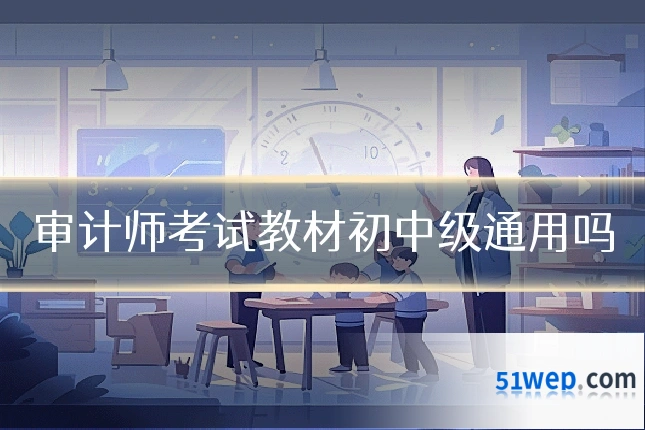 审计师考试教材初中级通用吗