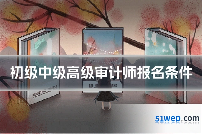 初级中级高级审计师报名条件