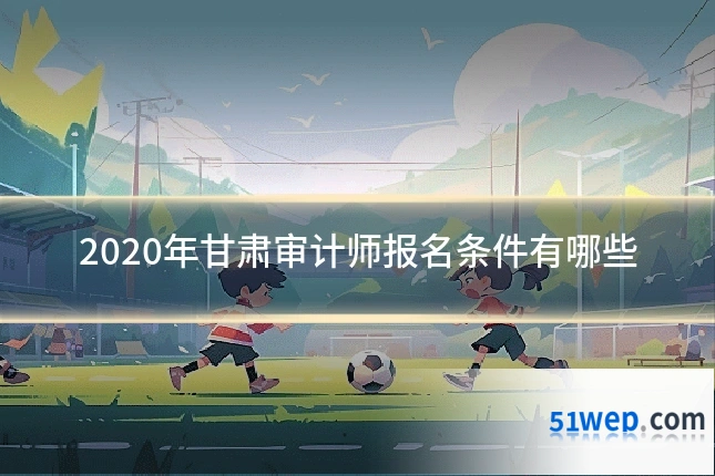 2020年甘肃审计师报名条件有哪些