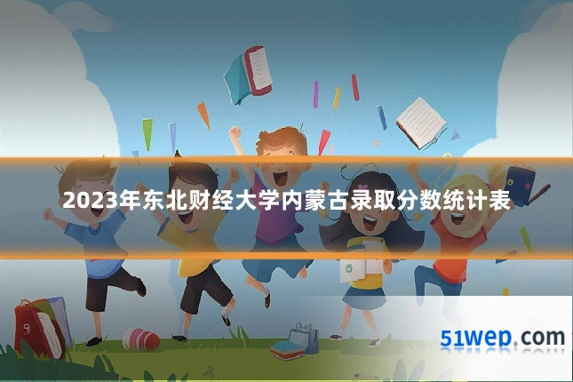 2023年东北财经大学内蒙古录取分数统计表