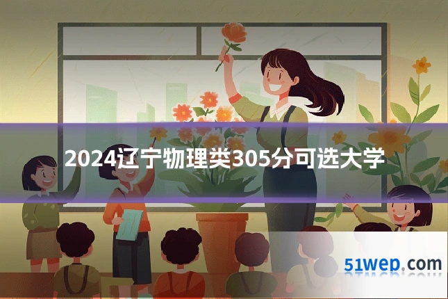 2024辽宁物理类305分可选大学