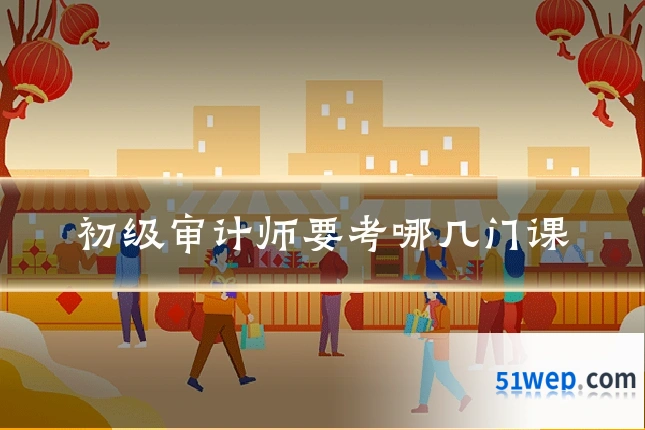 初级审计师要考哪几门课