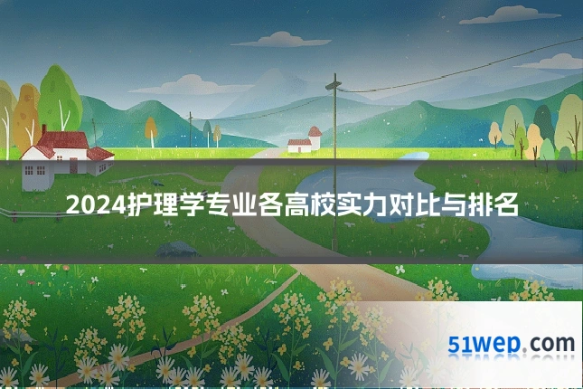 2024护理学专业各高校实力对比与排名