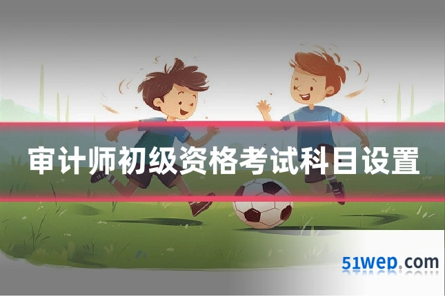 审计师初级资格考试科目设置