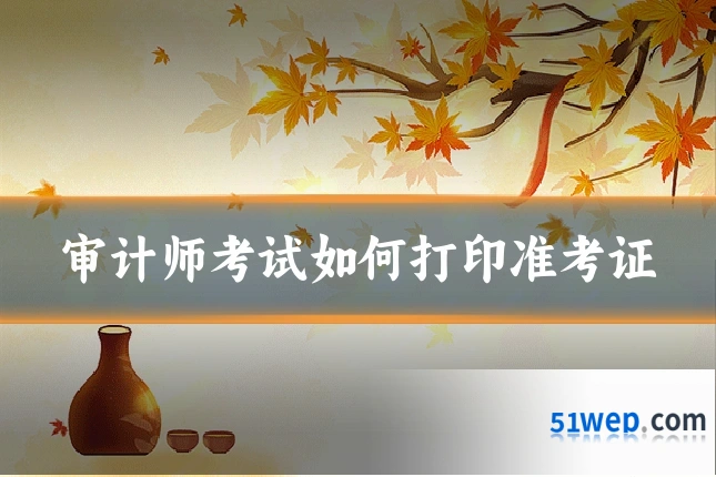 审计师考试如何打印准考证