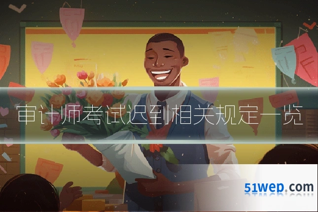 审计师考试迟到相关规定一览
