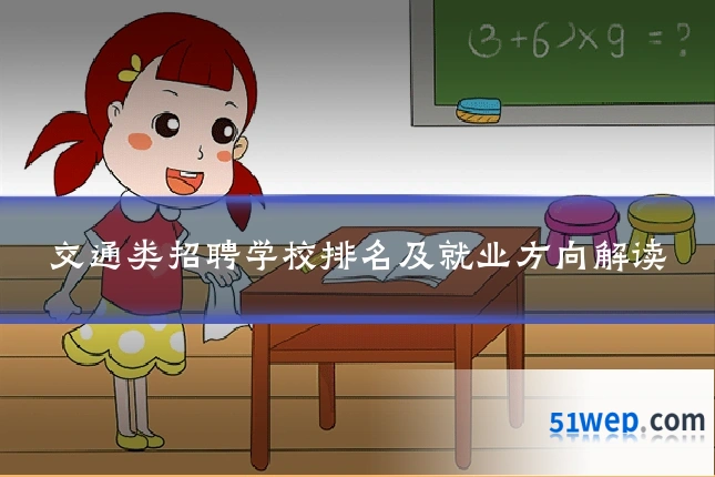 交通类招聘学校排名及就业方向解读