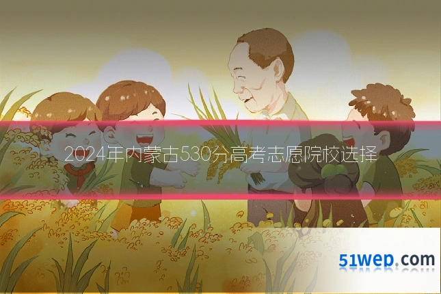 2024年内蒙古530分高考志愿院校选择