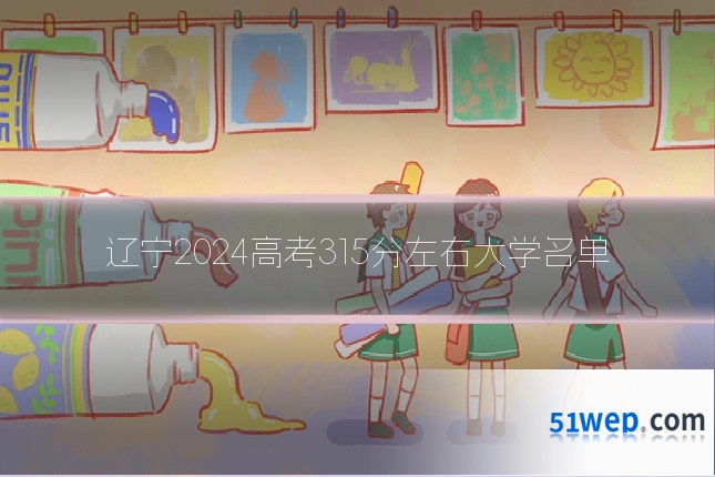 辽宁2024高考315分左右大学名单