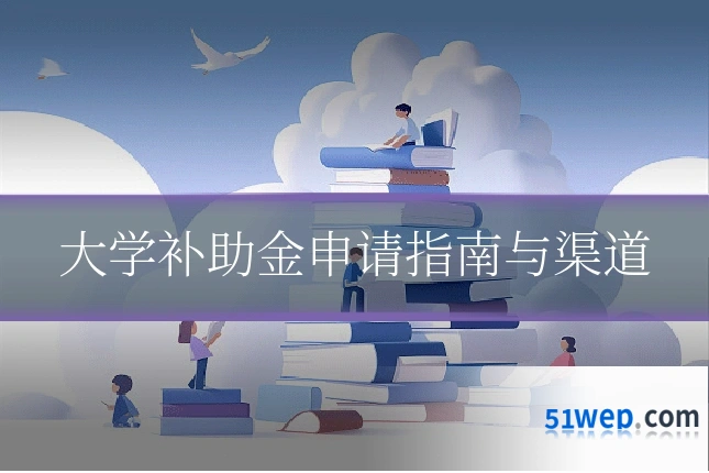 大学补助金申请指南与渠道