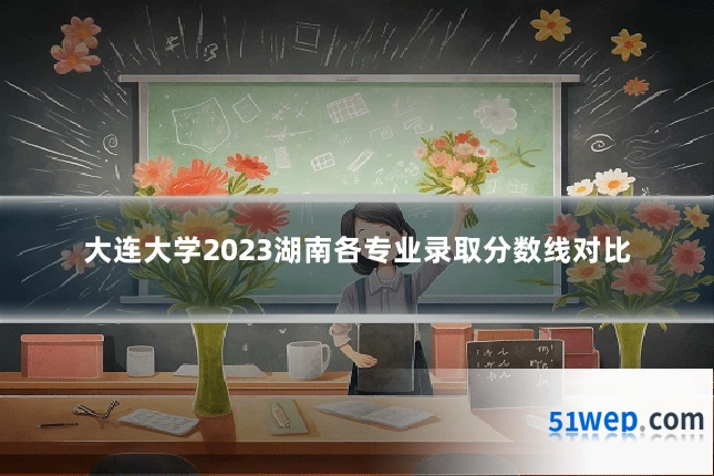 大连大学2023湖南各专业录取分数线对比