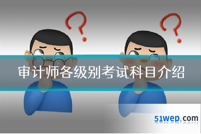 审计师各级别考试科目介绍