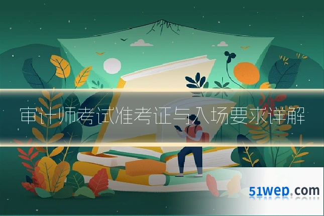 审计师考试准考证与入场要求详解
