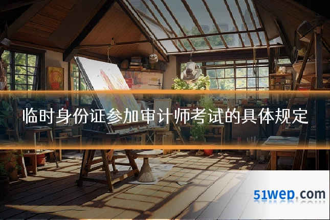 临时身份证参加审计师考试的具体规定