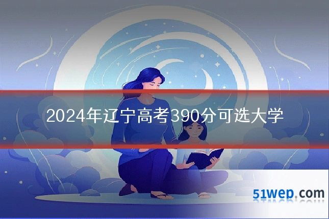 2024年辽宁高考390分可选大学