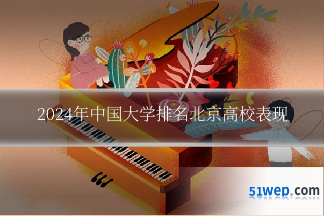 2024年中国大学排名北京高校表现