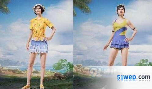 和平精英缤纷果语与夏日倾情详情对比