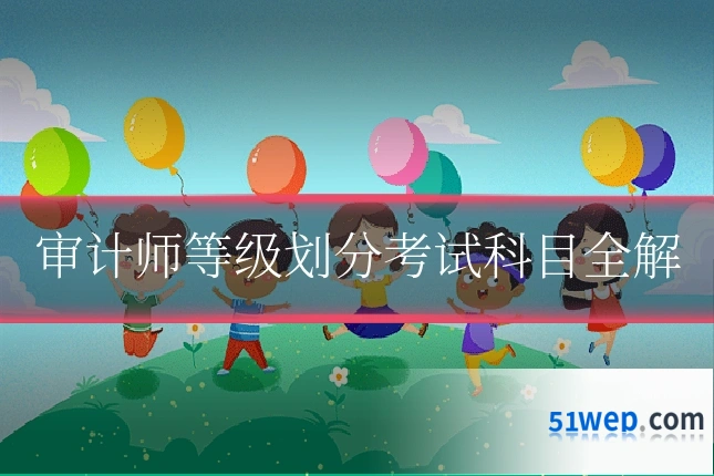 审计师等级划分考试科目全解
