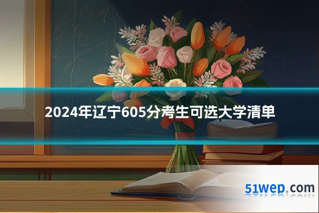 2024年辽宁605分考生可选大学清单