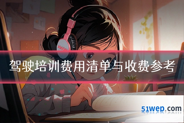 驾驶培训费用清单与收费参考
