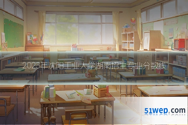 2023年沈阳工业大学湖南招生专业分数线