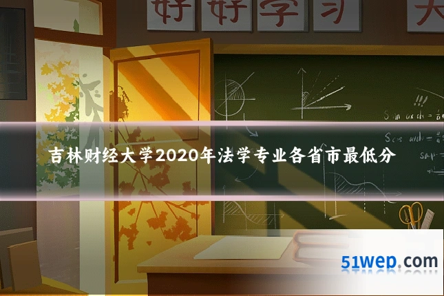 吉林财经大学2020年法学专业各省市最低分