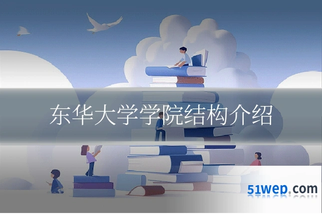 东华大学学院结构介绍