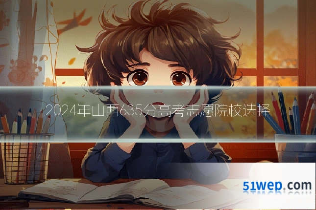 2024年山西635分高考志愿院校选择