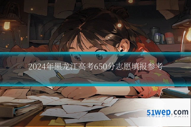 2024年黑龙江高考650分志愿填报参考