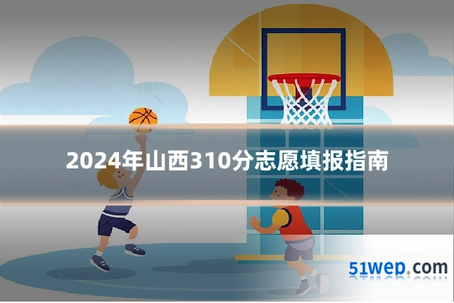 2024年山西310分志愿填报指南