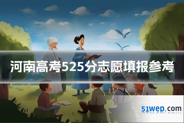 河南高考525分志愿填报参考
