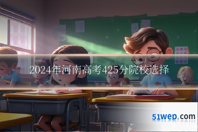 2024年河南高考425分院校选择