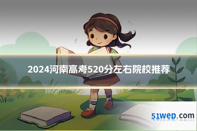 2024河南高考520分左右院校推荐