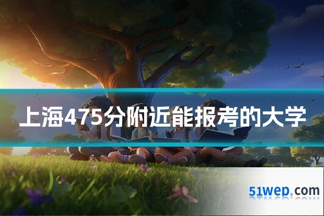 上海475分附近能报考的大学
