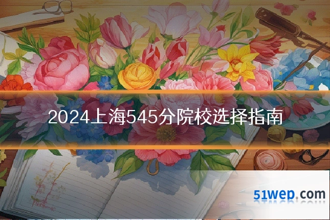 2024上海545分院校选择指南