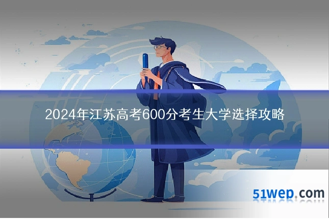 2024年江苏高考600分考生大学选择攻略