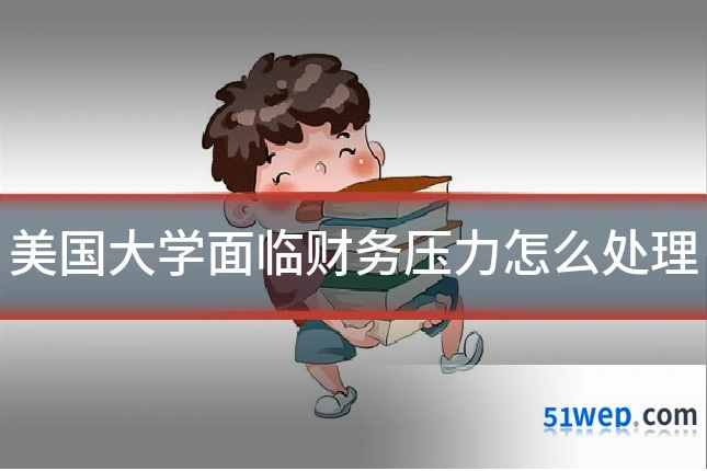 美国大学面临财务压力怎么处理