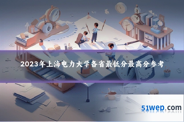 2023年上海电力大学各省最低分最高分参考