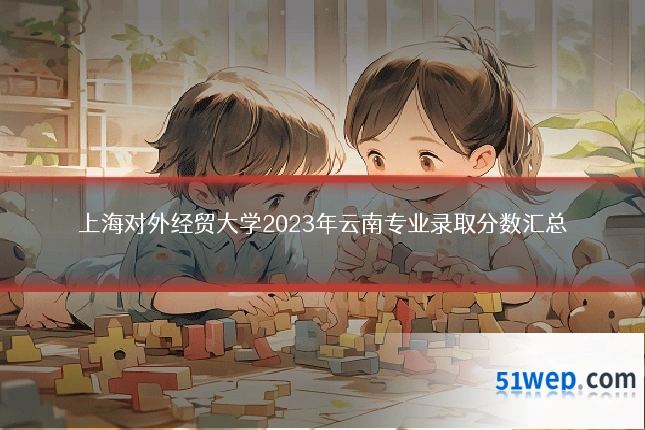 上海对外经贸大学2023年云南专业录取分数汇总