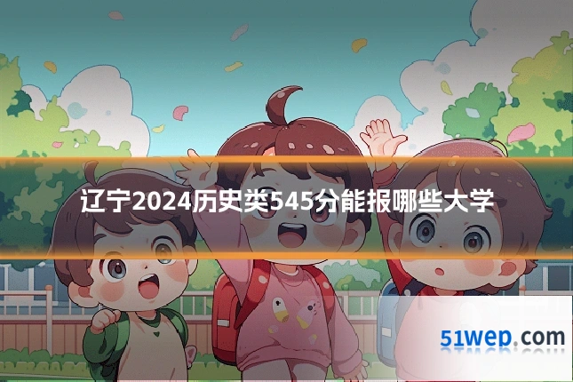 辽宁2024历史类545分能报哪些大学
