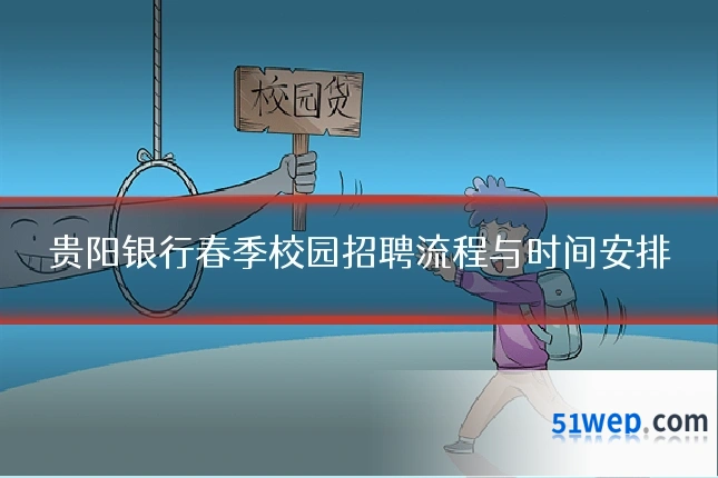 贵阳银行春季校园招聘流程与时间安排