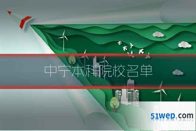 中宁本科院校名单