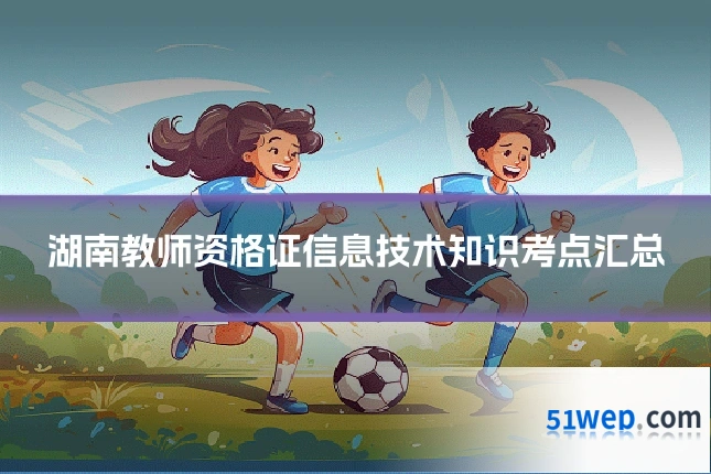 湖南教师资格证信息技术知识考点汇总