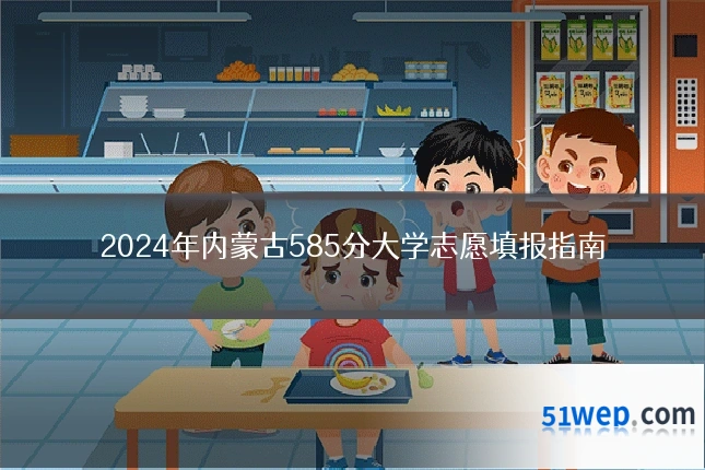 2024年内蒙古585分大学志愿填报指南