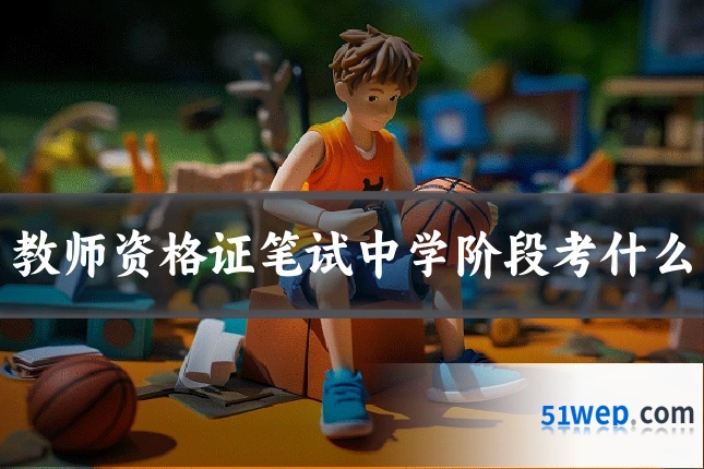 教师资格证笔试中学阶段考什么
